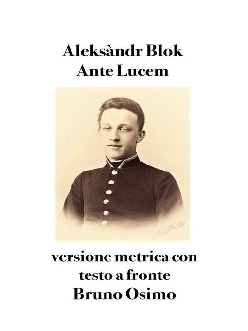 Title details for Ante Lucem by Aleksàndr Blok - Wait list